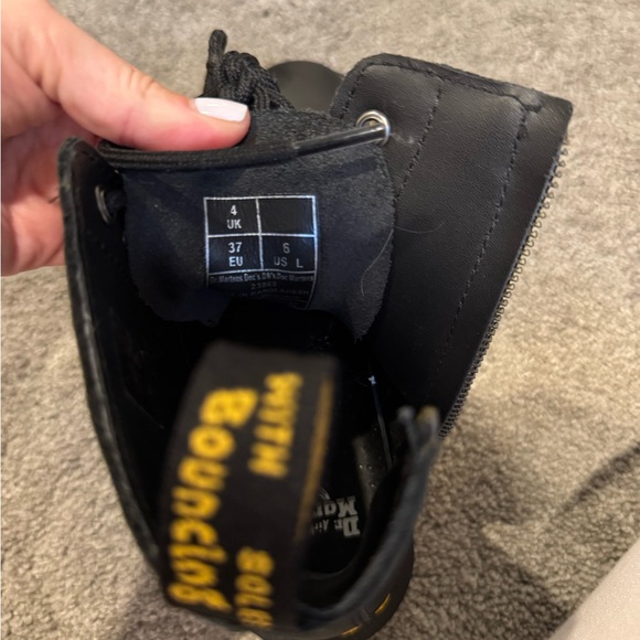 Dr. Martens Black Lace Up Boots - Picture 4 of 5